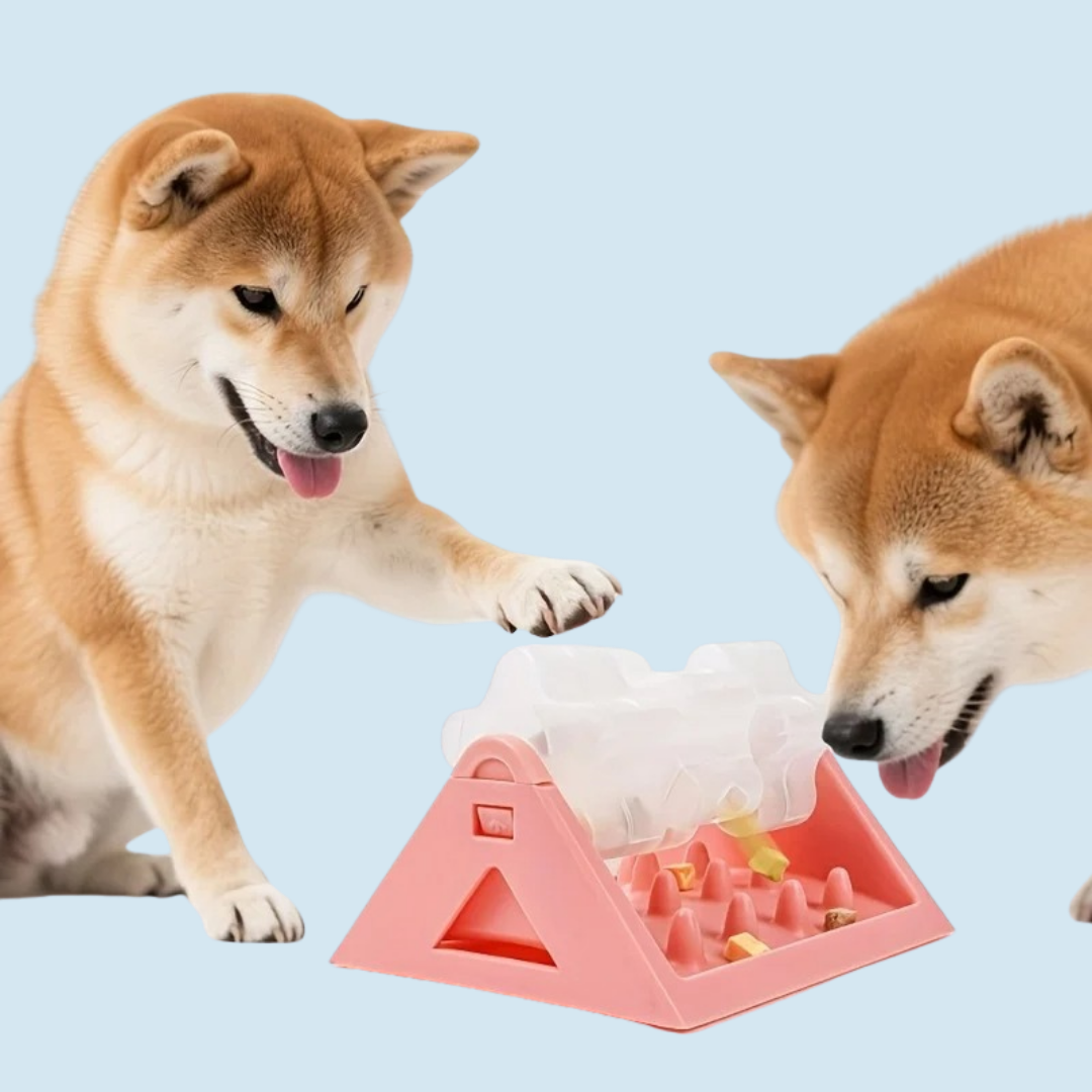Pet treat toy – Interactive Puzzle Slow Feeder with Leak-Proof Design for Healthy Eating & Mental Stimulation