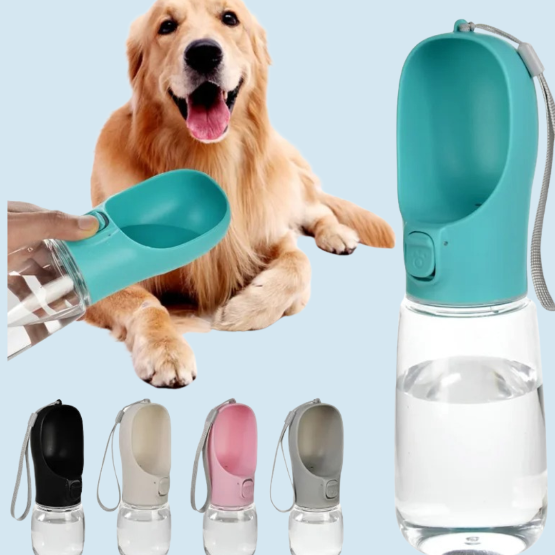 Portable Dog Water Bottle , Leakproof Travel Water and food holder