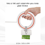 Moestar UFO Retractable Dog Leash — 3M Tangle-Free, One-Hand Brake Lock"