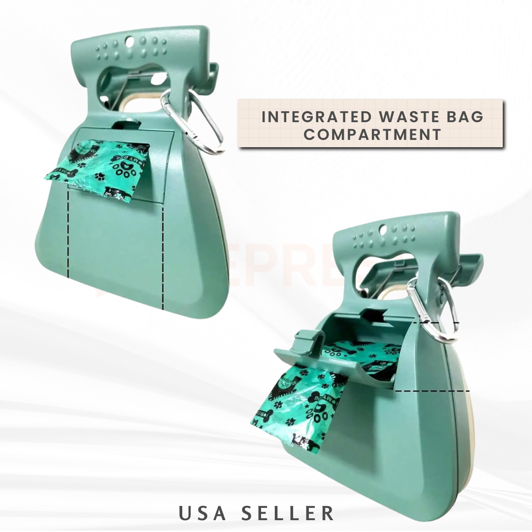 Portable Dog Pooper Scooper – Handheld Waste Picker for Large & Small Dogs, Outdoor Travel & Yard Use