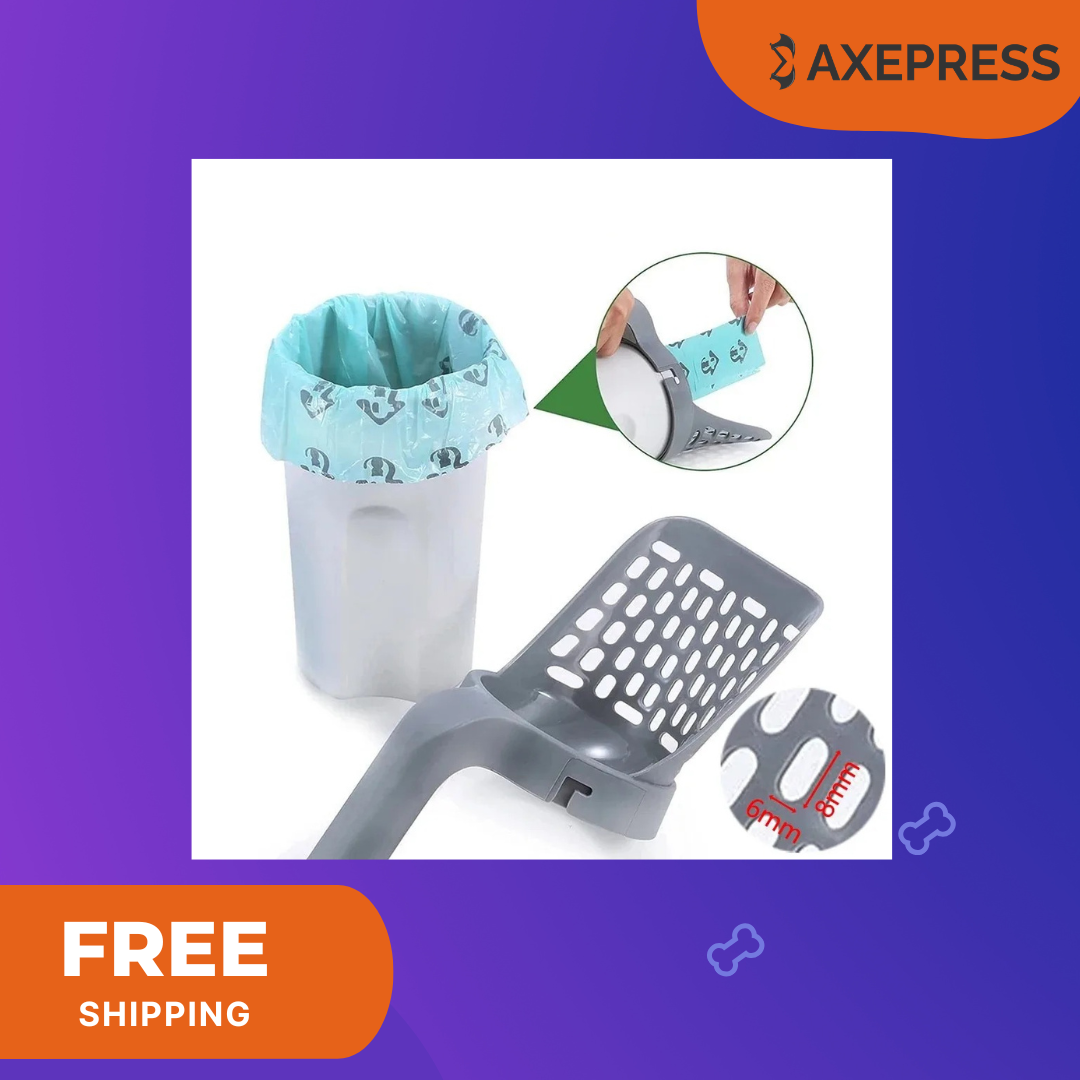 Self-Cleaning Cat Litter Scoop — Hygienic Fast Waste Removal Tool