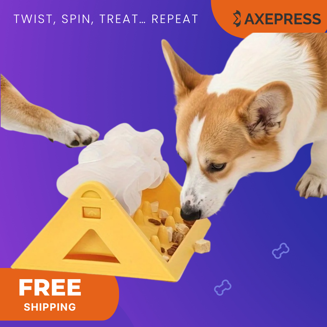 Pet treat toy – Interactive Puzzle Slow Feeder with Leak-Proof Design for Healthy Eating & Mental Stimulation