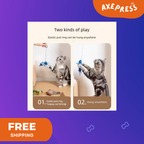 Interactive Catnip Bird Toy — Touch Activated Flapping Wings for Cats