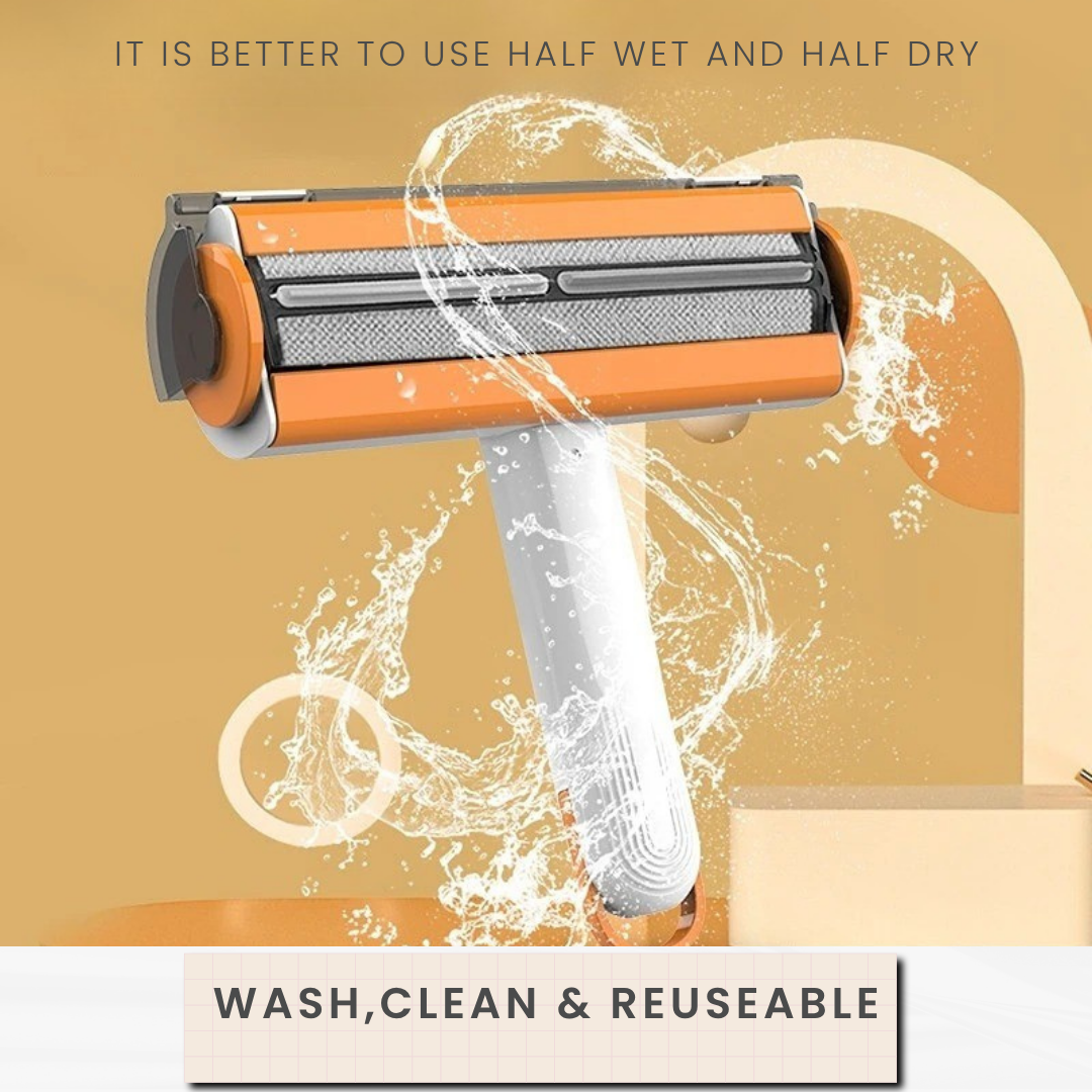 Pet Hair Remover Roller for Dogs & Cats – Reusable, Washable Lint Remover for Clothes, Sofa, Carpets & Bedding