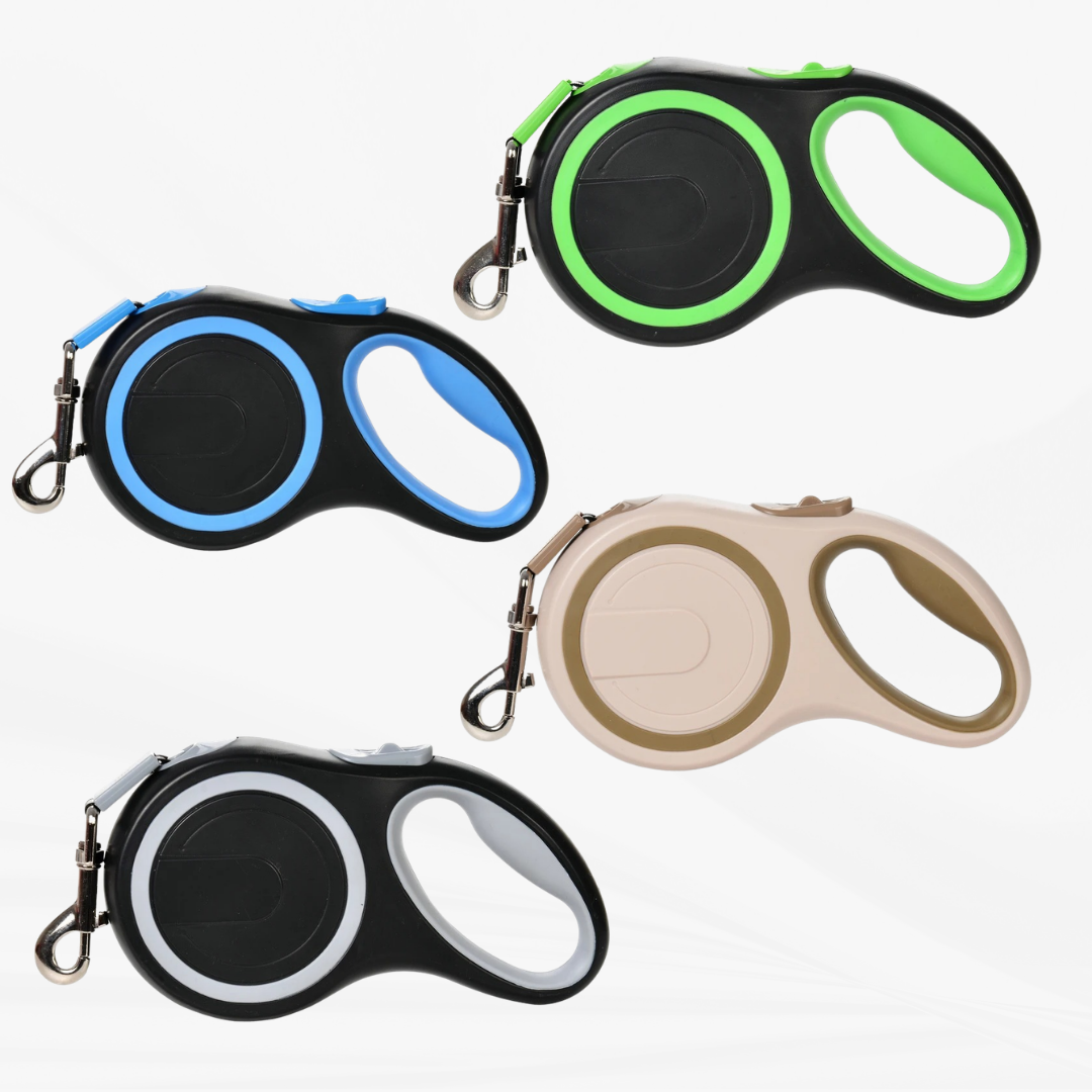 Retractable Dog Leash with LED Light — 8M Heavy Duty, Tangle-Free